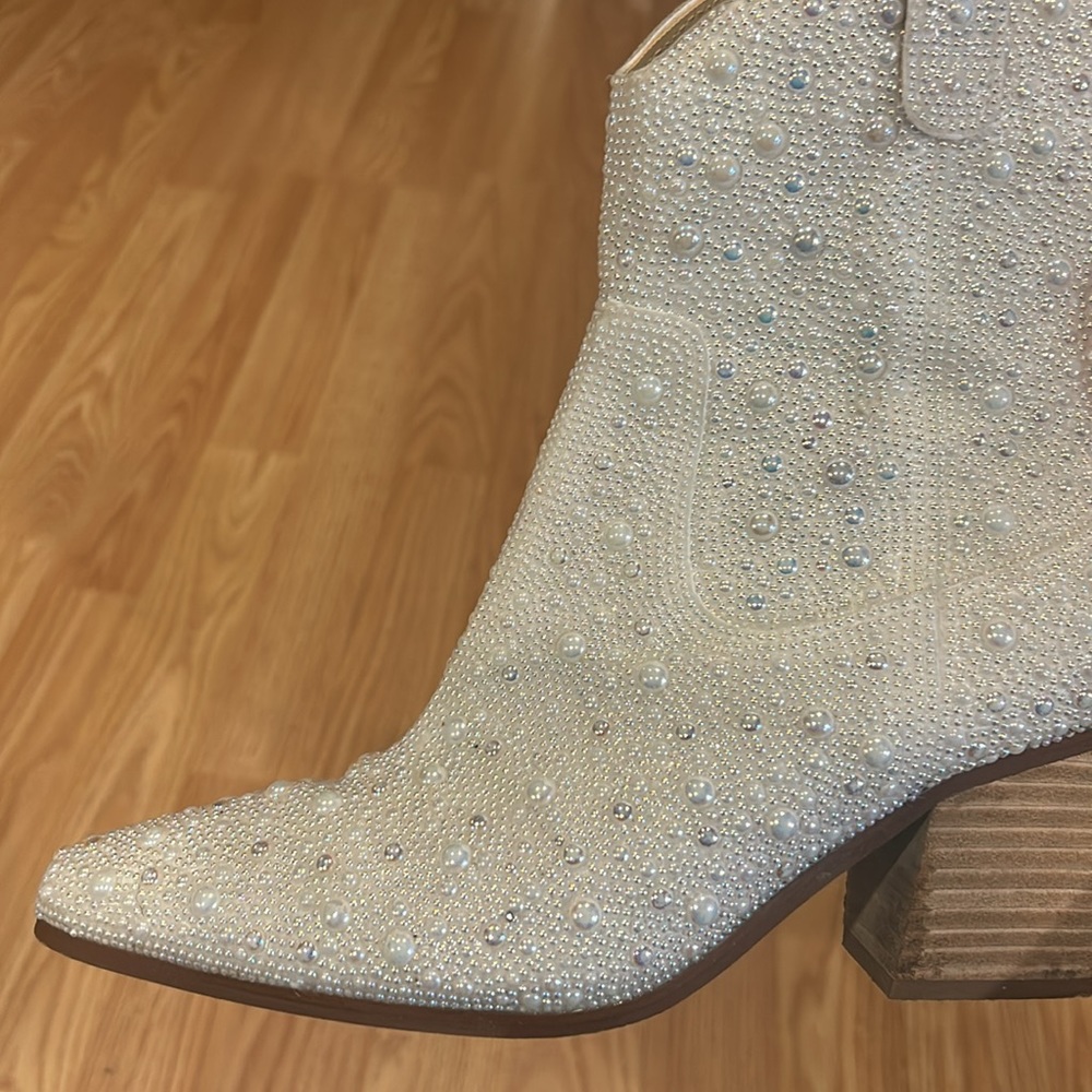 Betsey Johnson Emory Rhinestone Boot - Picture 4 of 6